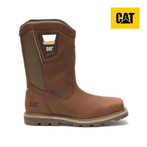 Caterpillar Stillwell Waterproof Steel Toe Miesten Turvakengät Ruskea (KSAFD)